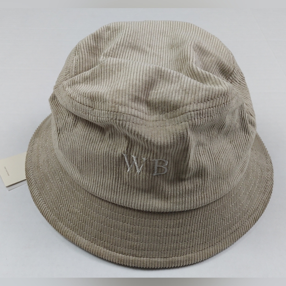 Will + Bear Bucket Hat Unisex Adult Size Medium Perry Bone Beige Hemp NWT